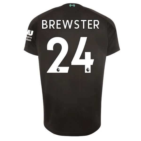 Trikot Liverpool NO.24 Brewster Ausweich 2019-20 Schwarz Fussballtrikots Günstig